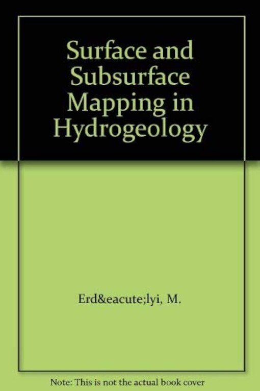 Surface and subsurface mapping in hydrogeology