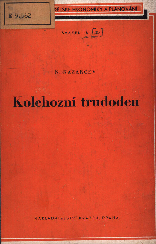 Kolchozní trudoden = Kolchoznyj trudoden'