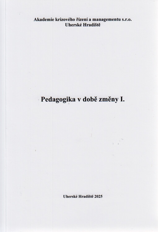 Pedagogika v době změny