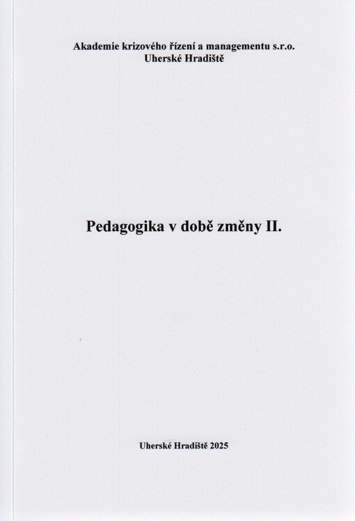 Pedagogika v době změny
