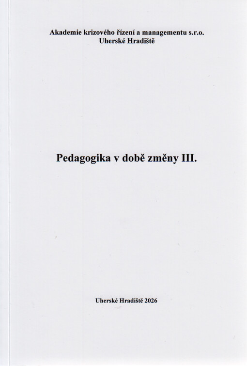 Pedagogika v době změny