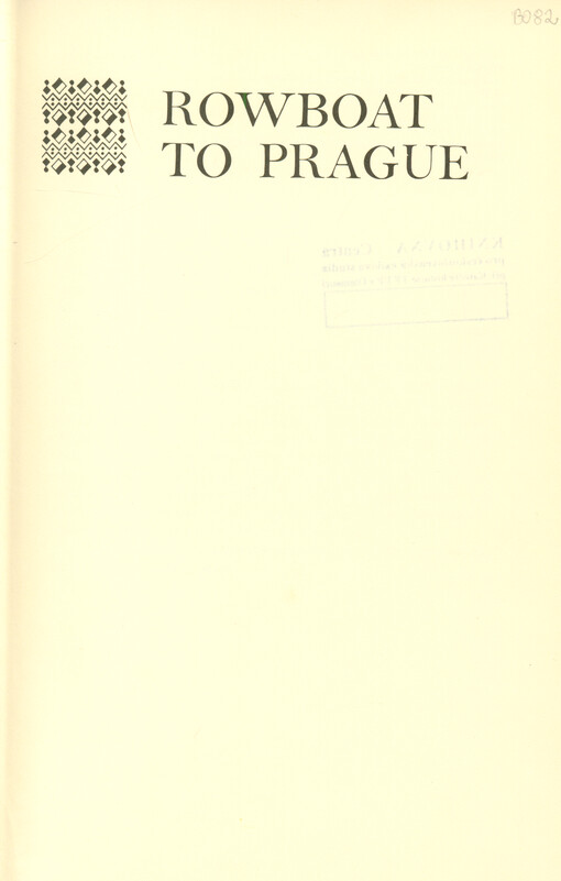 Rowboat to Prague