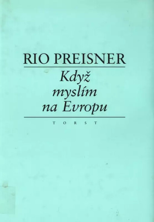 Když myslím na Evropu I.