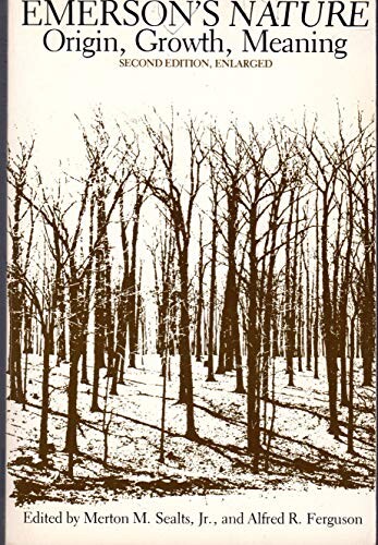 Emerson's nature :origin, growth, meaning