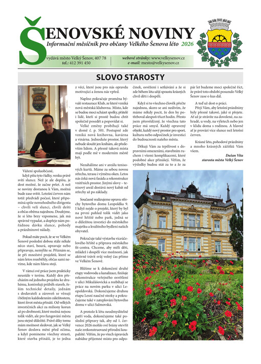 Šenovské noviny : měsíčník pro občany Velkého Šenova