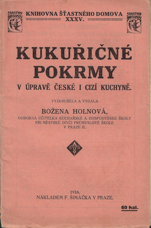 Kukuřičné pokrmy v úpravě české i cizí kuchyně