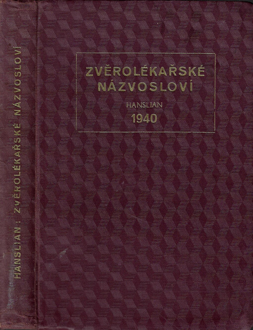 Zvěrolékařské názvosloví