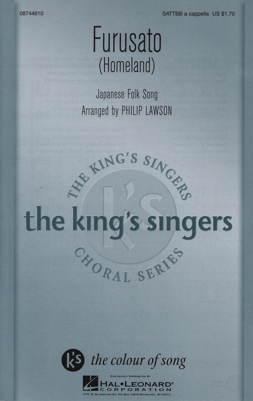 Furusato = (Homeland) : for SATTBB a cappella : Traditional Japanese Folk Song
