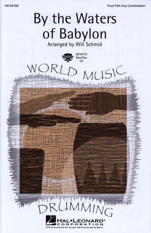 By the Waters of Babylon : for 4-Part Any Combination of Voices and Piano with Optional Accompaniment : Traditional