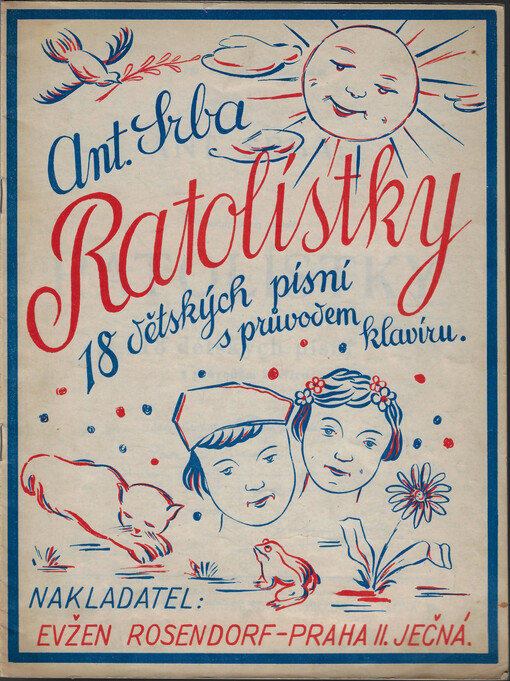 Ratolístky 18 dětských písní s průvodem klavíru