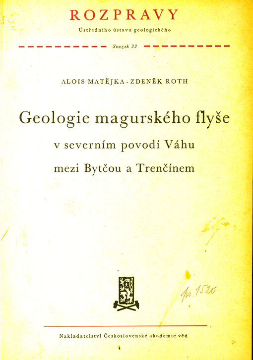 Geologie magurského flyše v severním povodí Váhu mezi Bytčou a Trenčínem