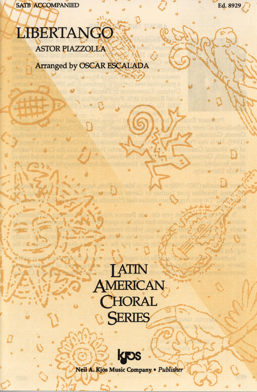 Libertango : A Tango : SATB Piano