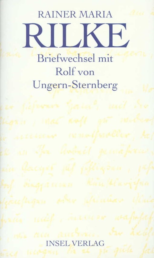 Briefwechsel mit Rolf von Ungern-Sternberg und weitere Dokumente zur Übertragung der Stances von Jean Moréas