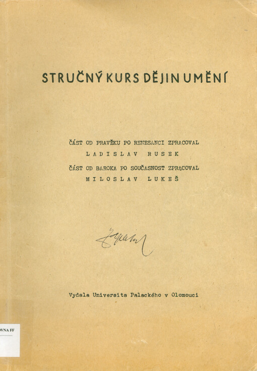 Stručný kurs dějin umění
