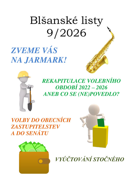 Blšanské listy : informační časopis obecního úřadu a sloučených obcí