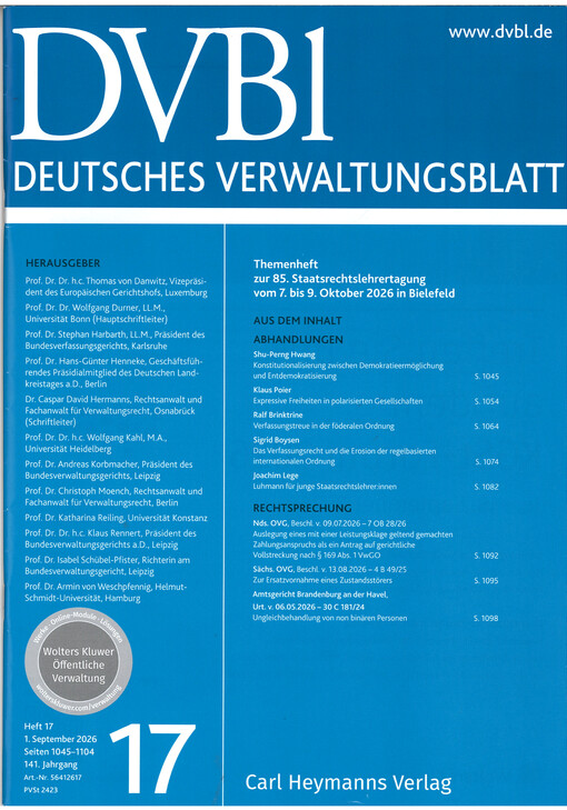 Deutsches Verwaltungsblatt