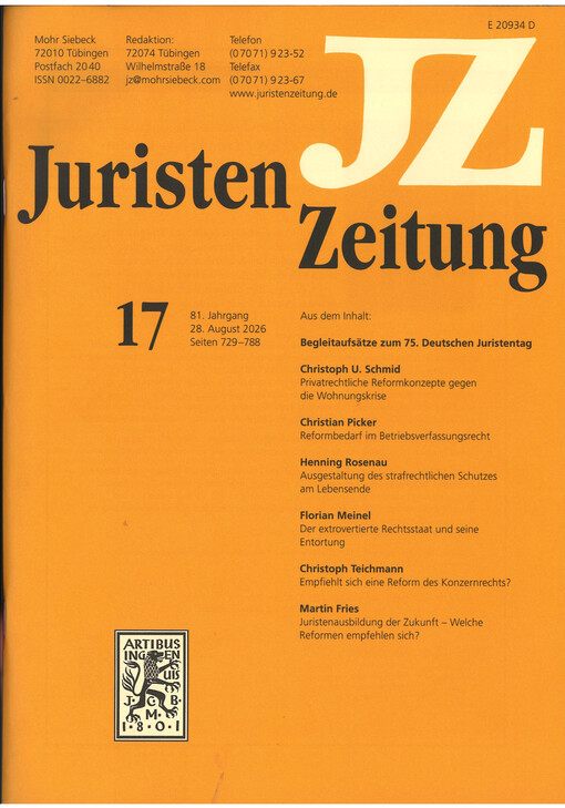 Juristen Zeitung
