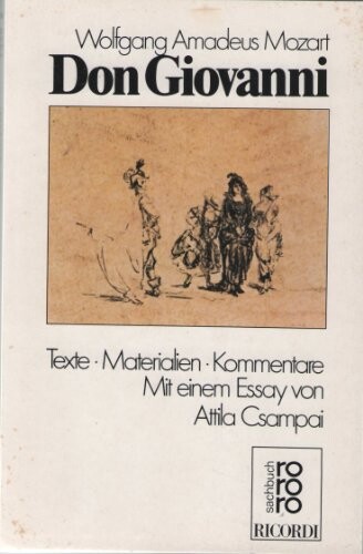 Don Giovanni :Texte, Materialen, Kommentare
