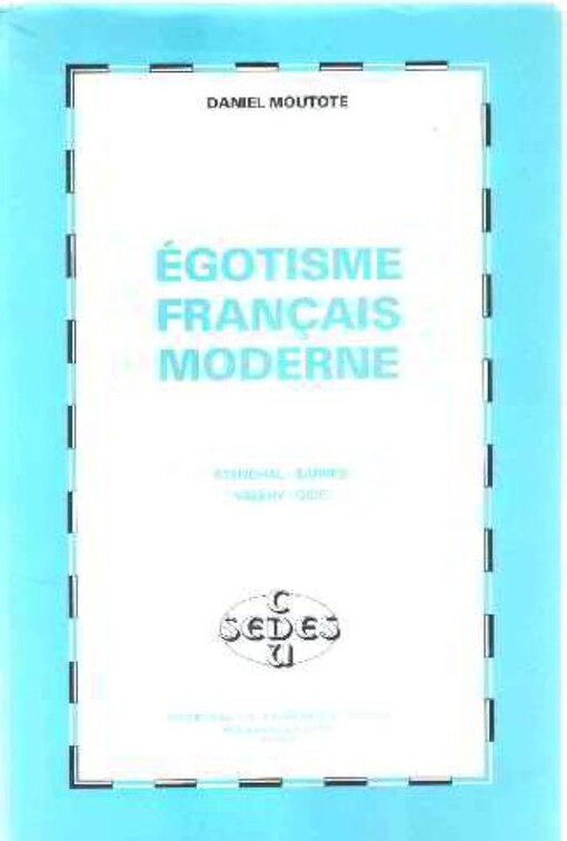 Égotisme français modern :