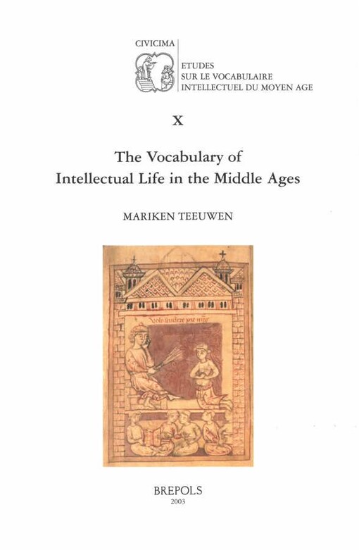 The vocabulary of intellectual life in the Middle Ages