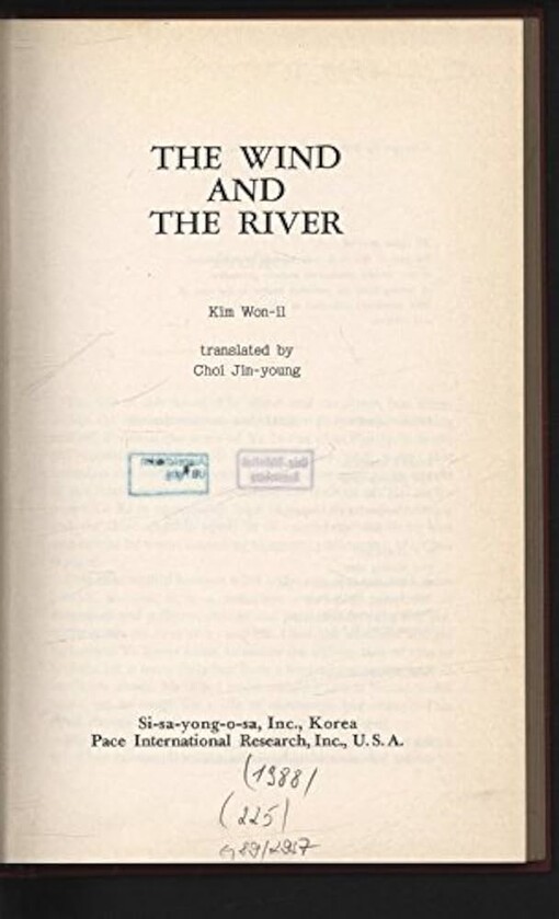 The wind and the river