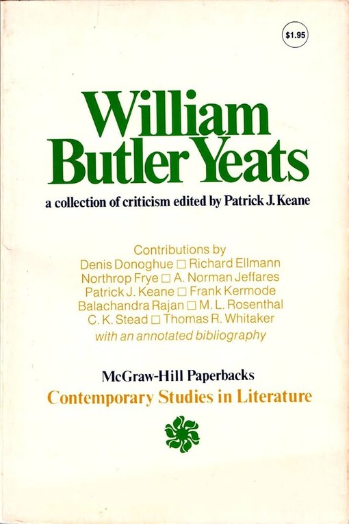 William Butler Yeats :a collection of criticism