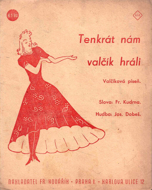 Tenkrát nám valčík hráli valčíková píseň