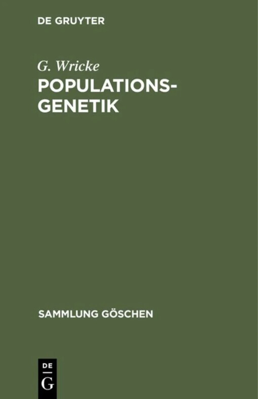 Populationsgenetik /
