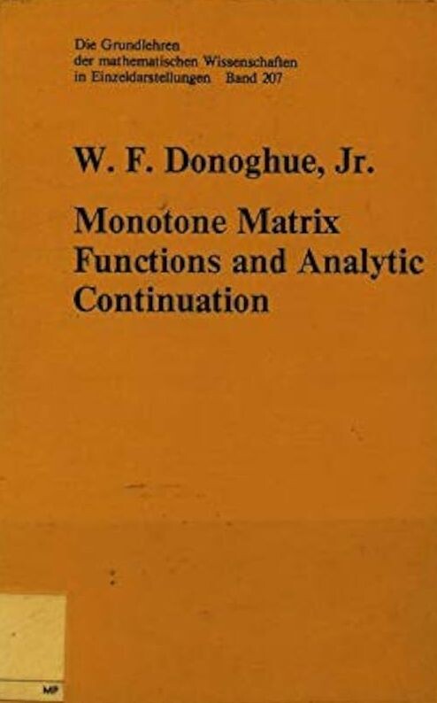 Monotone matrix functions and analytic continuation