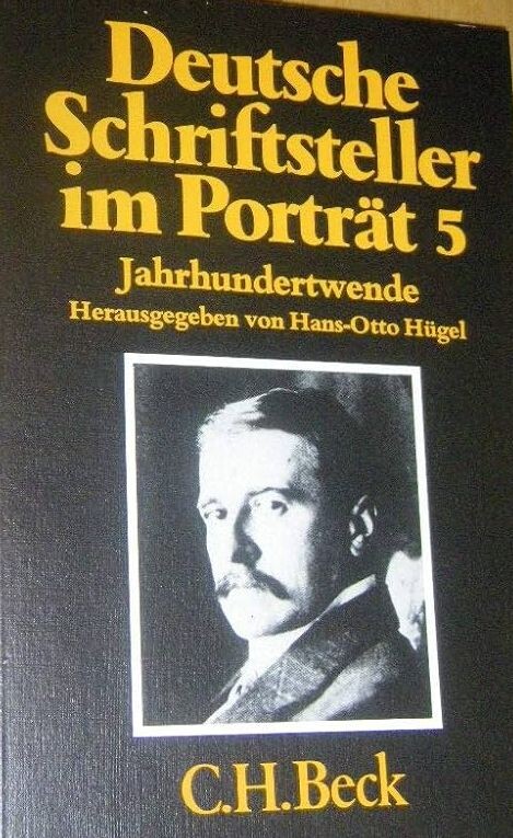 Deutsche Schriftsteller im Porträit.Bd. 5,Jahrhundertwende