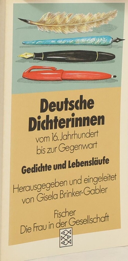Deutsche Dichterinnen vom 16. Jahrhundert bis zur Gegenwart :Gedichte und Lebensläufe