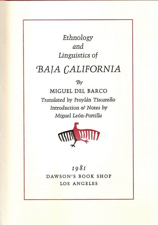 Ethnology and linguistics of Baja California