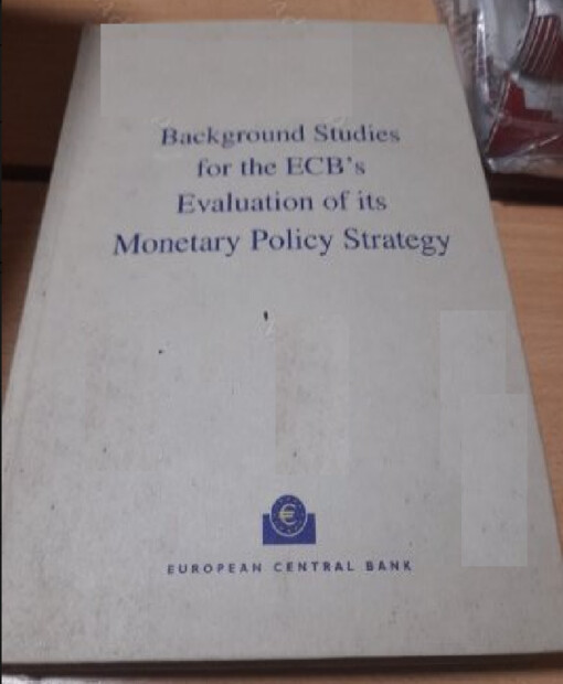 Background studies for the ECB's evaluation of its monetary policy strategy