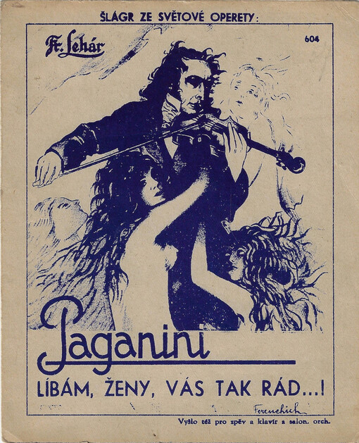 Líbám, ženy, vás tak rád..! : píseň z operety 