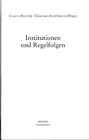 Institutionen und Regelfolgen