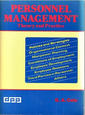 Personnel management :Theory and practice