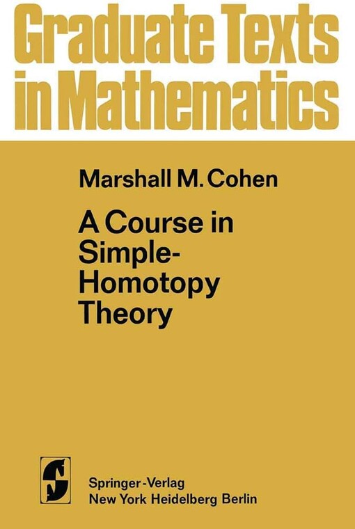A course in simple-homotopy theory /