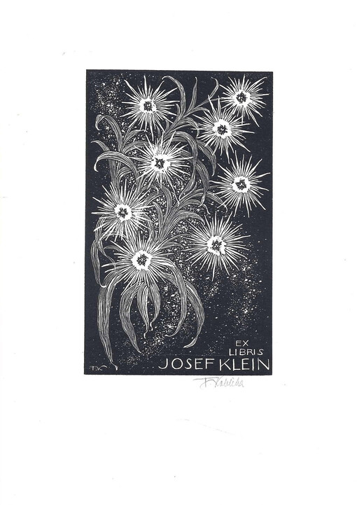 Květinová exlibris