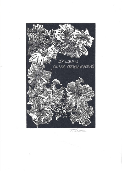 Květinová exlibris