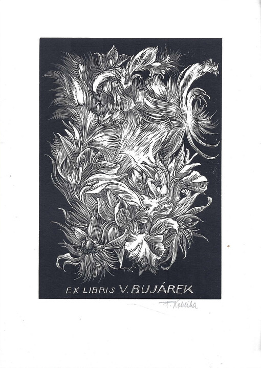 Květinová exlibris