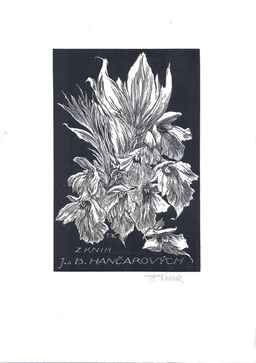 Květinová exlibris
