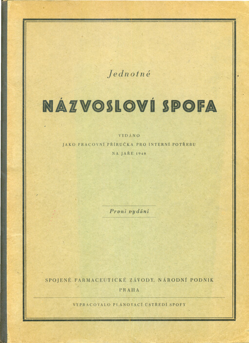 Jednotné názvosloví Spofa