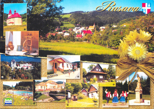 Rusava : katolický kostel : Muzeum Rusava : Památník obce : sv. Hostýn : Obecní dům : Koupaliště : Jubilejní škola Masarykova : Hurbanova studánka : Valašská dřevěnice : Valašský krúžek Rusavjan : Pomník Slávka Londy