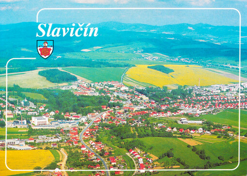 Slavičín: letecký pohled