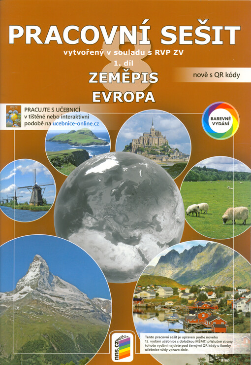 Zeměpis 8. 1. díl, Evropa. Pracovní sešit vytvořený v souladu s RVP ZV