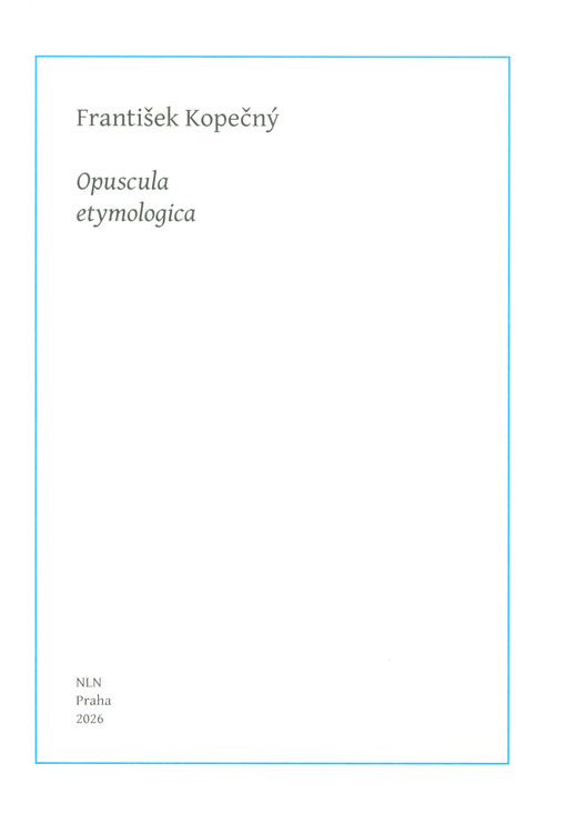 Opuscula etymologica