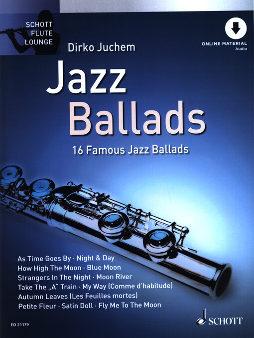 Jazz ballads : 16 famous jazz ballads : flute = 16 bekannte Jazz-Balladen : Flöte