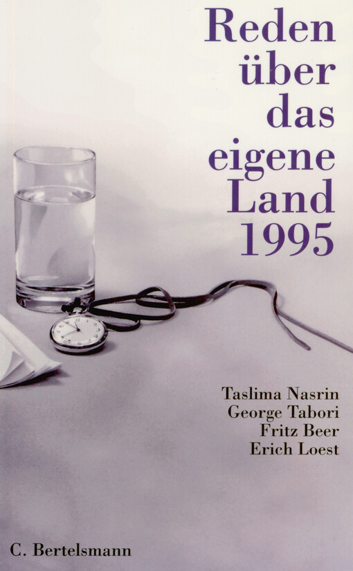 Reden über das eigene Land 1995 : die Reden wurden 1995 in den Münchner Kammerspielen gehalten