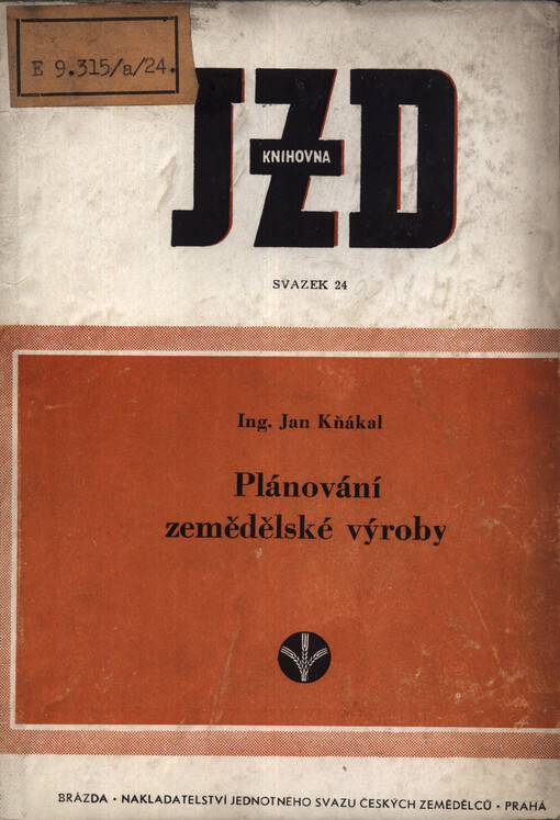 Plánování zemědělské výroby