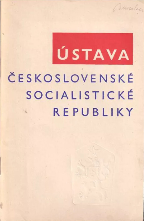 Ústava Československé socialistické republiky ze dne 11. července 1960 č. 100 Sb.